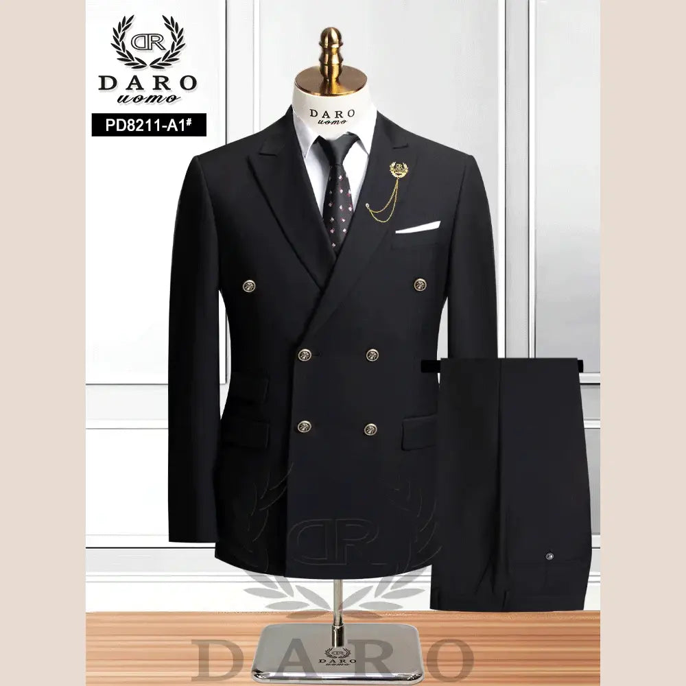 R&z - Slim Fit Formal Business Work Wear Suits 2Pcs Set (Jacket + Pants) - Executive Business Wear