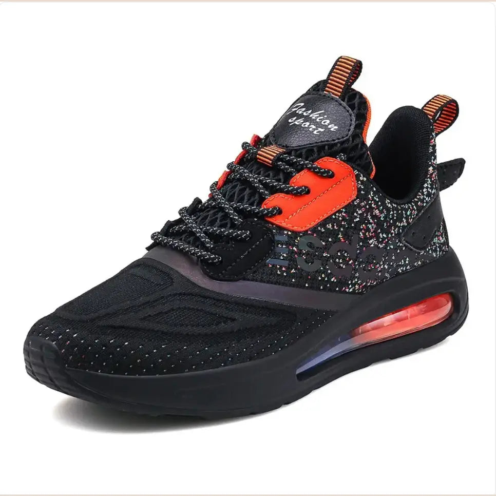 R&Z Sneakers Running Shoes Men Shoes Sports Shoes Air Cushion - Black / 44