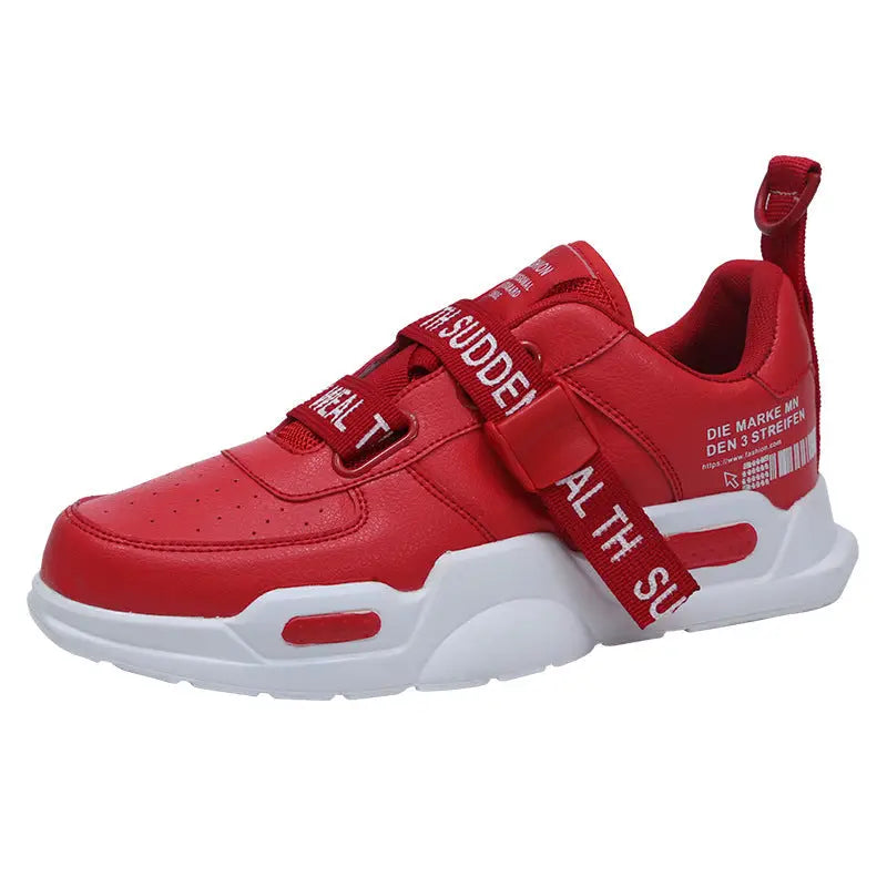 R&z - Sport Casual Shoes in Fluorescent Green - Red / 36