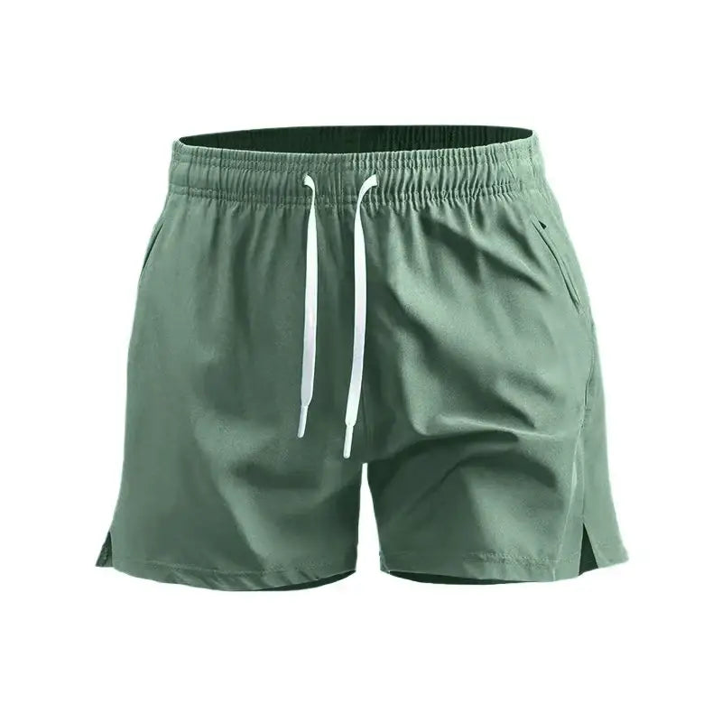 R&z - Sport Workout Shorts Quick Dry Athletic Shorts Lightweight Running Shorts with Pockets Gym Beach Pants - Army