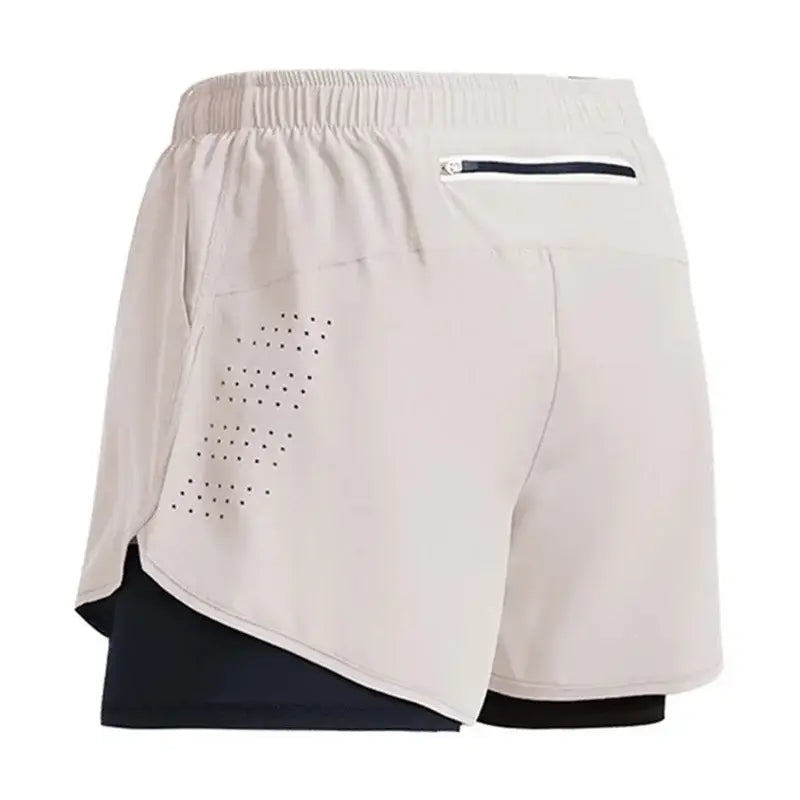 R&z - Sportswear 2 In 1 Short Summer Gym Running Shorts