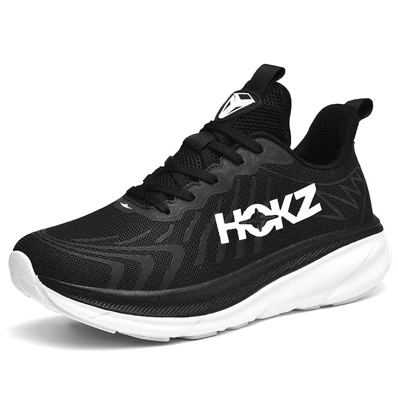 R&z - Spring Running Shoes - Trendy & Breathable Sports Footwear - Black and White / 37
