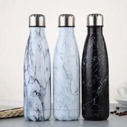 R&amp;z - Stainless Steel Marble Sport Bottle