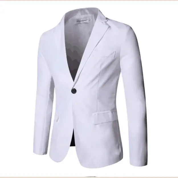 R&z - Suit Set Business Formal Two-piece Set Slim Fit Small Suit Jacket Western Pants Wedding Dress Groomsman Suit