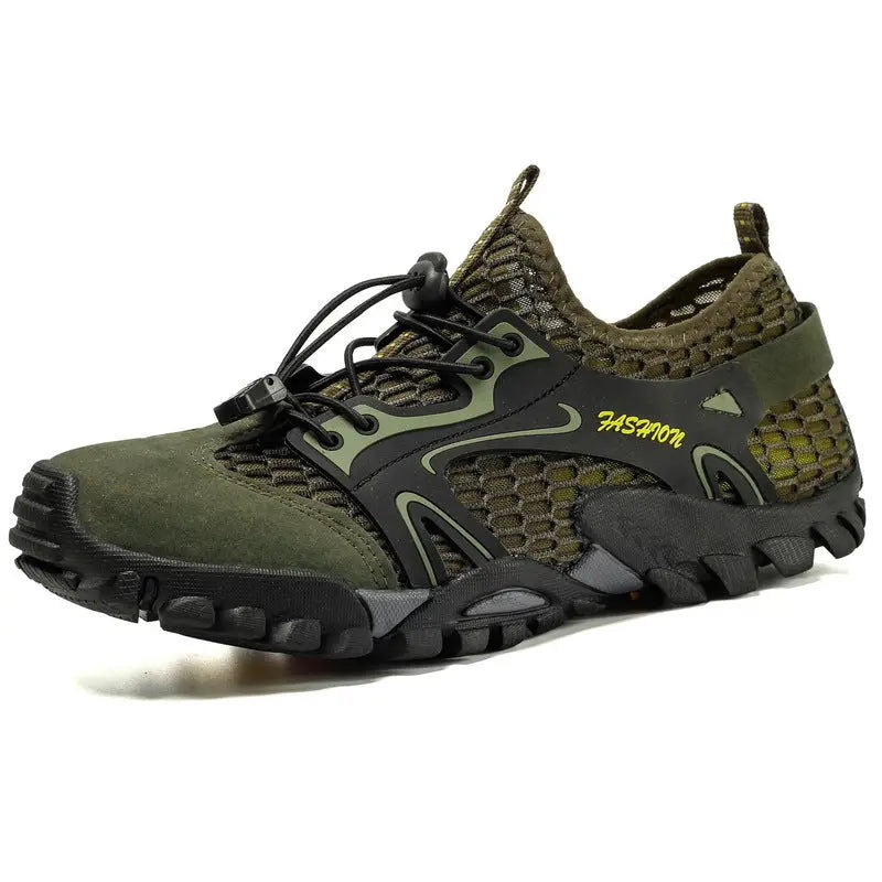 R&z - Summer Sports Climbing Shoes - Outdoor Hiking Footwear - Army Green / 43