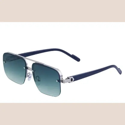 R&amp;Z - Sunglasses - C6 Silver Double Green / 150*80*40(1mm)