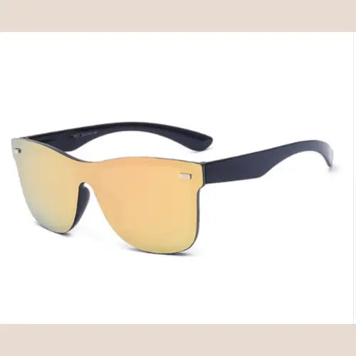 R&z - Sunglasses with Integrated Reflective Mirror’ - Pink