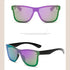 R&z - Sunglasses with Integrated Reflective Mirror’ - Purple