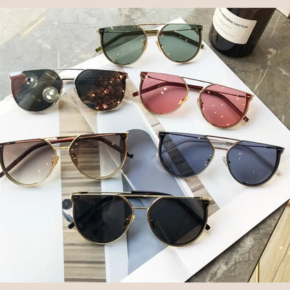 R&amp;z - Sunglasses with Semi-Framed Edge Design