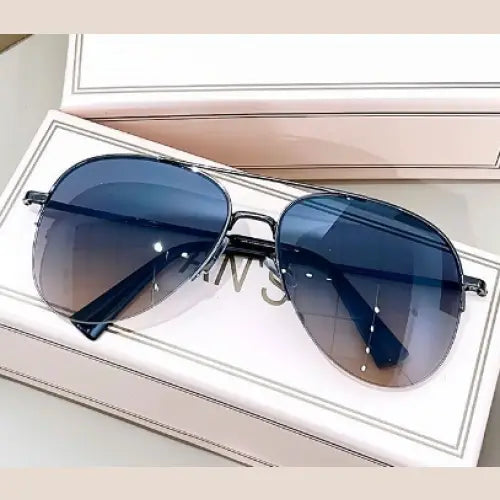R&z - Sunglasses with Semi-Framed Edge Design