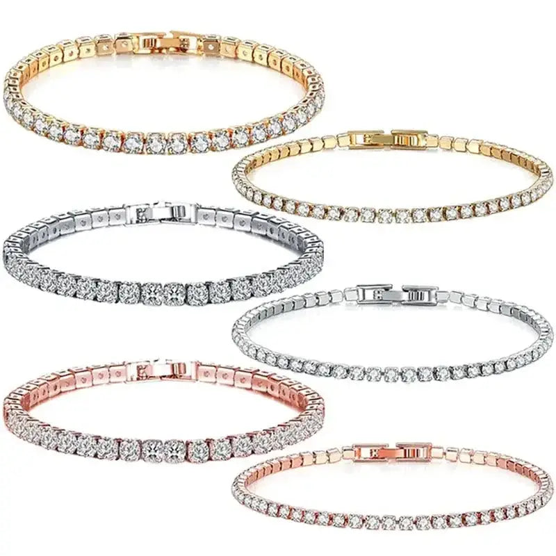 R&Z - tennis bracelet luxurious charm ladies’ jewelry,