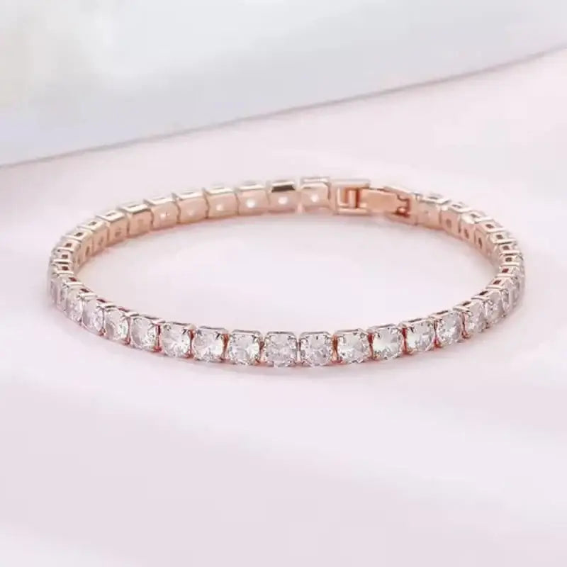 R&Z - tennis bracelet luxurious charm ladies’ jewelry,