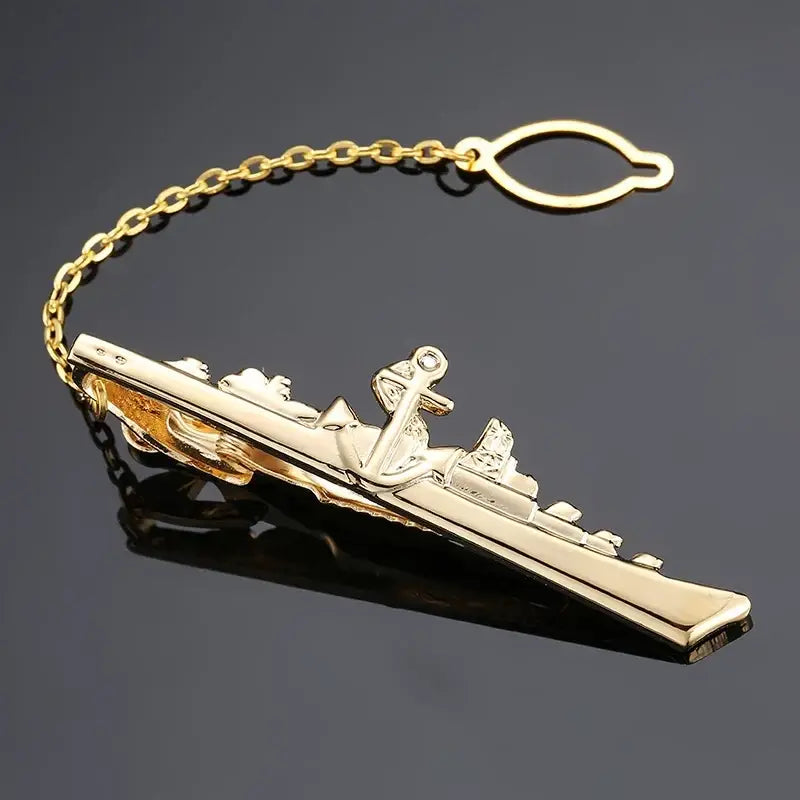 R&z - tie clips aircraft ships machine guns model clips business suits shirts accessories - Accessories