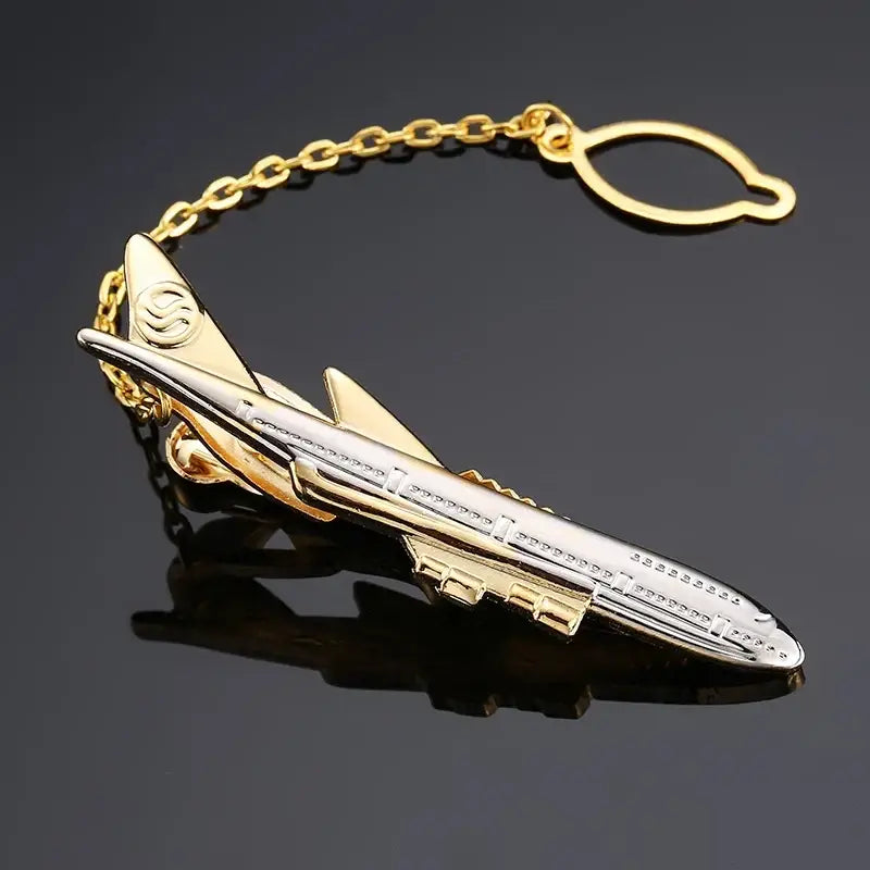 R&z - tie clips aircraft ships machine guns model clips business suits shirts accessories - Accessories