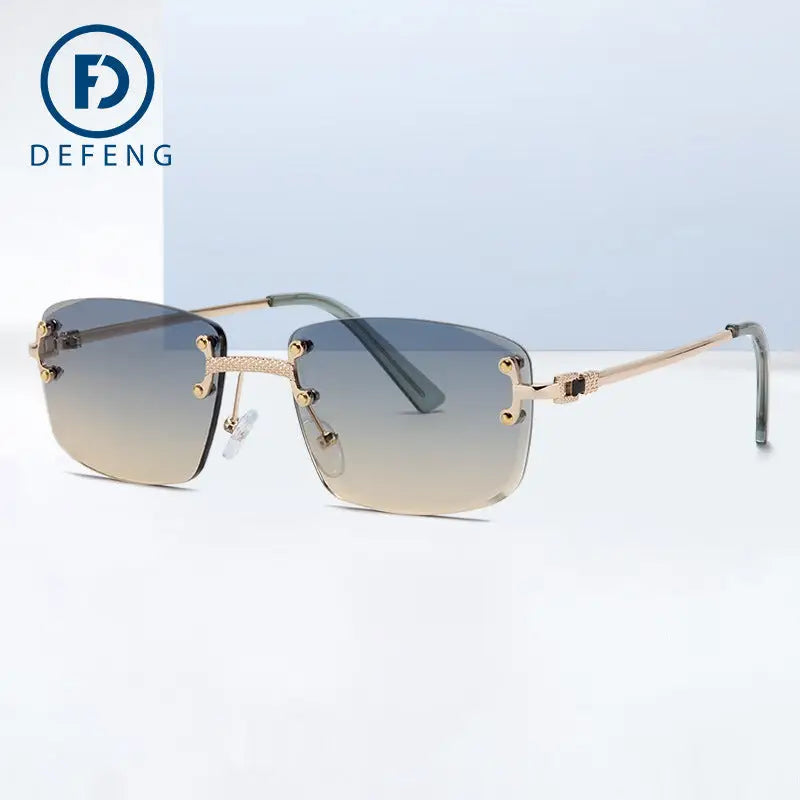 R&Z Trand - Rimless Gradient Sunglasses C1745