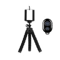 R&z - Tripod For Phone Mobile Camera Holder Clip Smartphone M - Remote BlackT