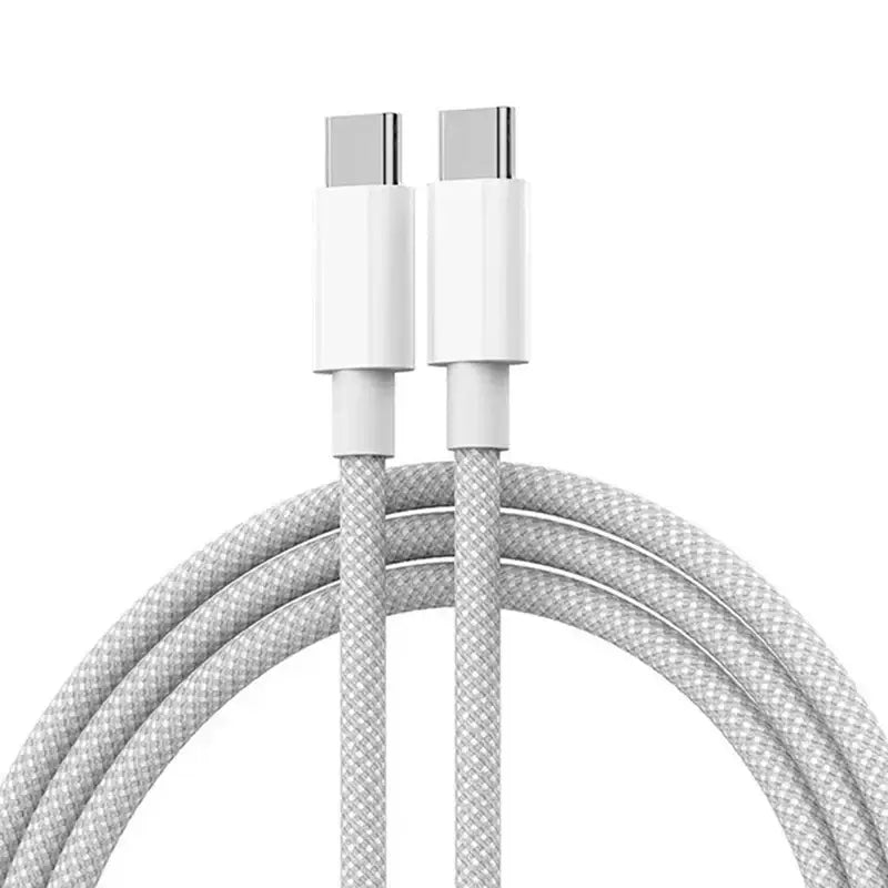 R&z - Type C Color Cable For Apple iPhone 15 PD 60W Fast Charging For Huawei Xiaomi Samsung Type C Weaving Cable - 1m