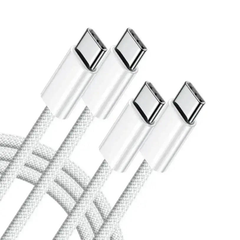 R&z - USB C Fabric 60W PD Fast Charging Charger Cable Supports for iPhone 16 15 Samsung Xiaomi Huawei Fast Charging