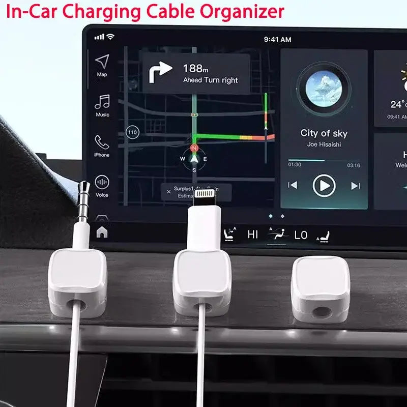 R&z - Usb Charging Line Winder For Office Desktop Home
