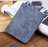 R&z - Wallet in Suede Leather - Blue