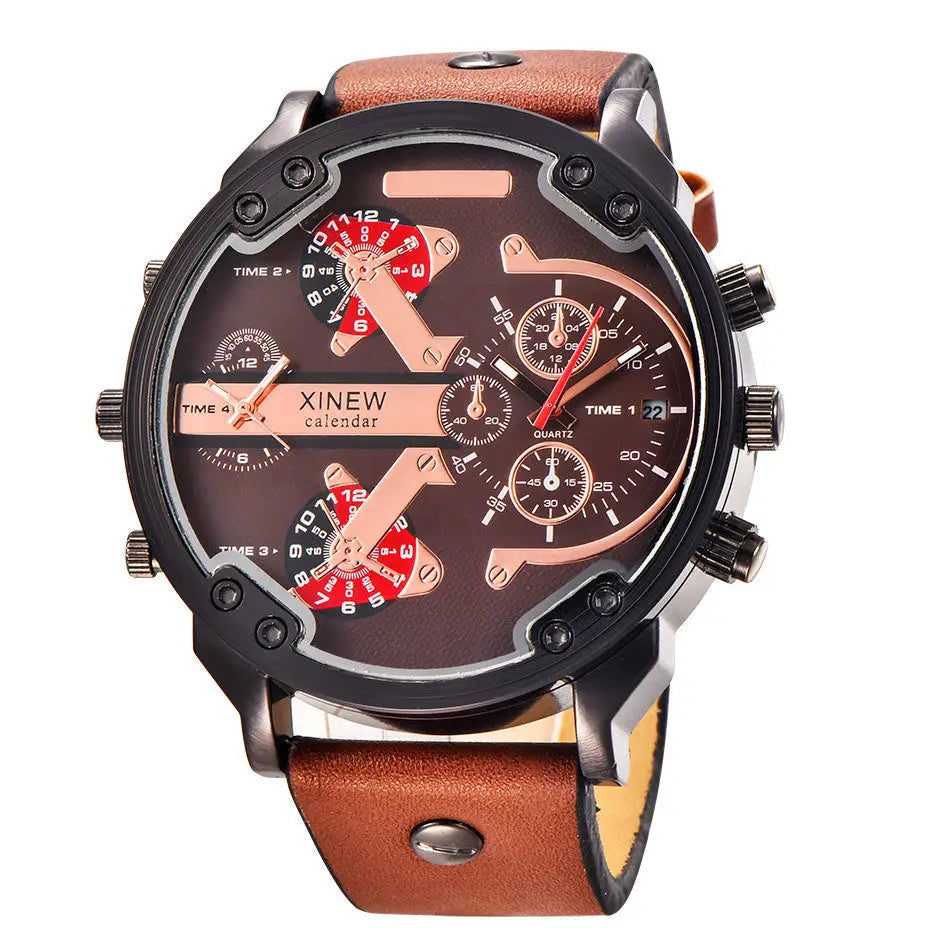 R&z - Watch with Leather Strap - 7313 belt - Executive Watches