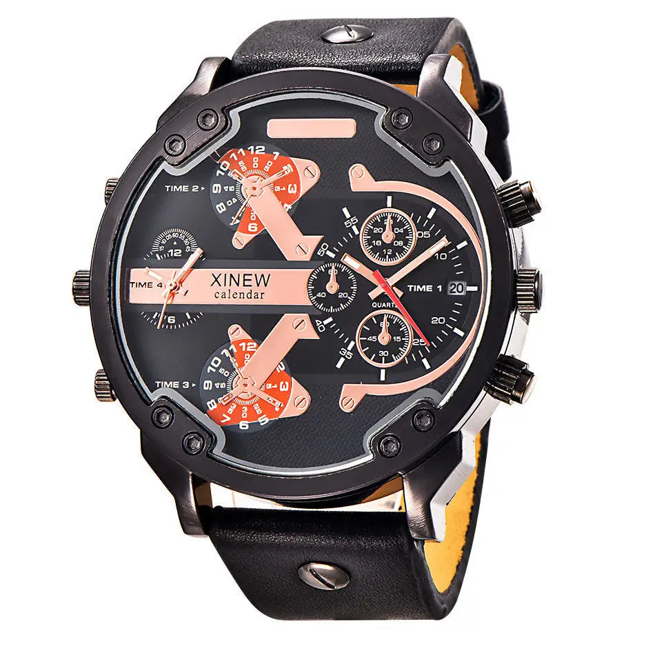 R&z - Watch with Leather Strap - 7314 belt - Executive Watches