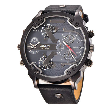 R&amp;z - Watch with Leather Strap - 7332 belt - Executive Watches