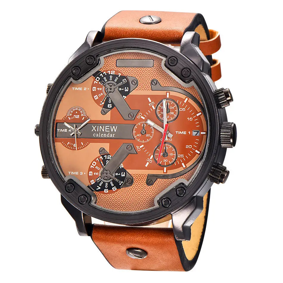R&z - Watch with Leather Strap - 7348 belt - Executive Watches