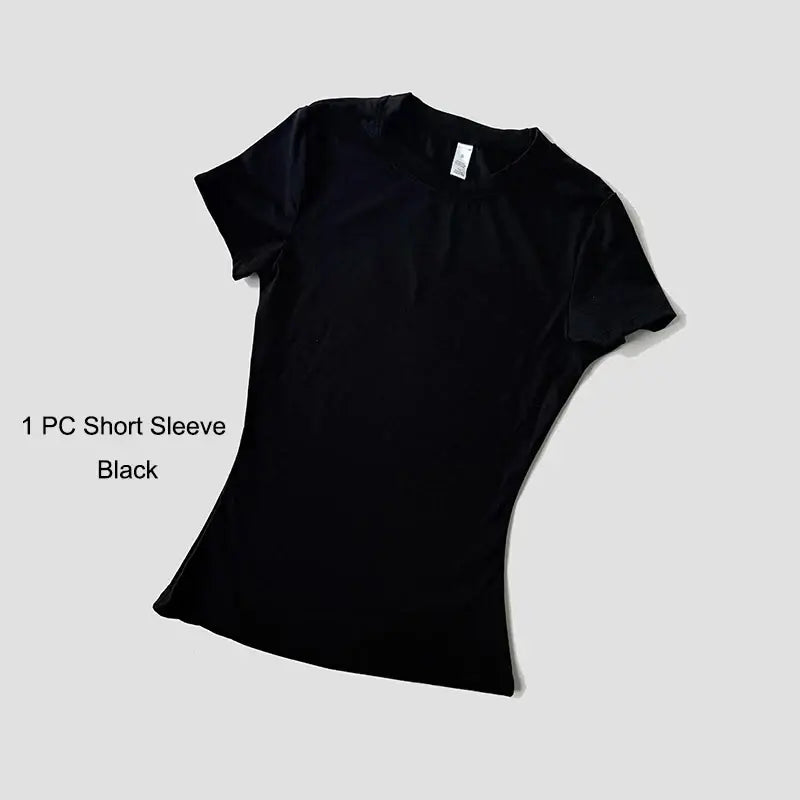 R&z - Women Yoga Set Gym Sportswear Sport Top Hight Waist Shorts Suit Fitness Workout Butt Lifting Short Tight Suit