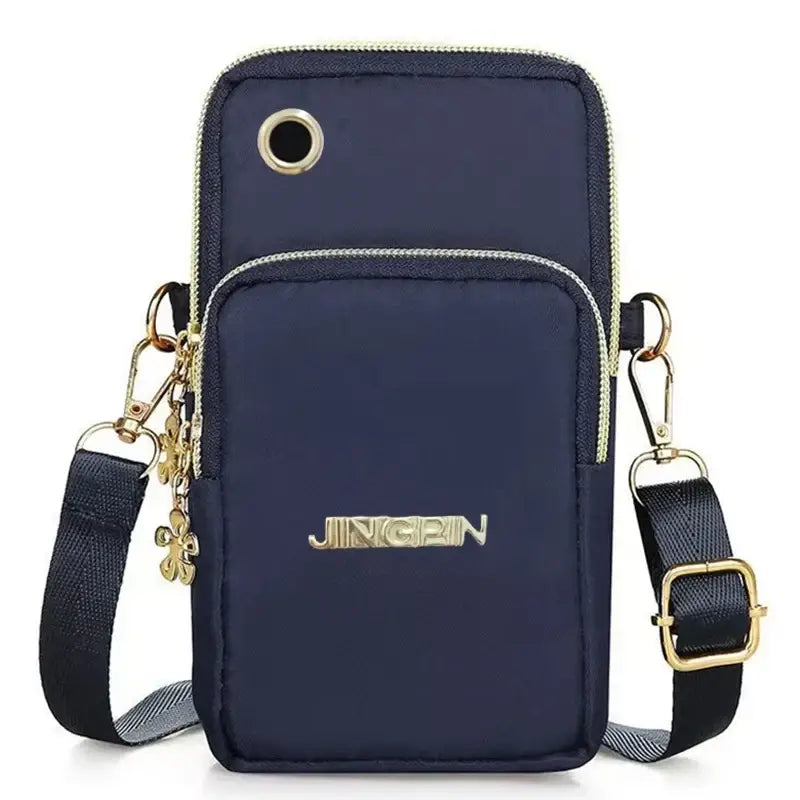 R&z - Women’s Crossbody Mini Bag Vertical Wrist Wallet Phone Pouch Random Draw Direction Fashionable and Practical