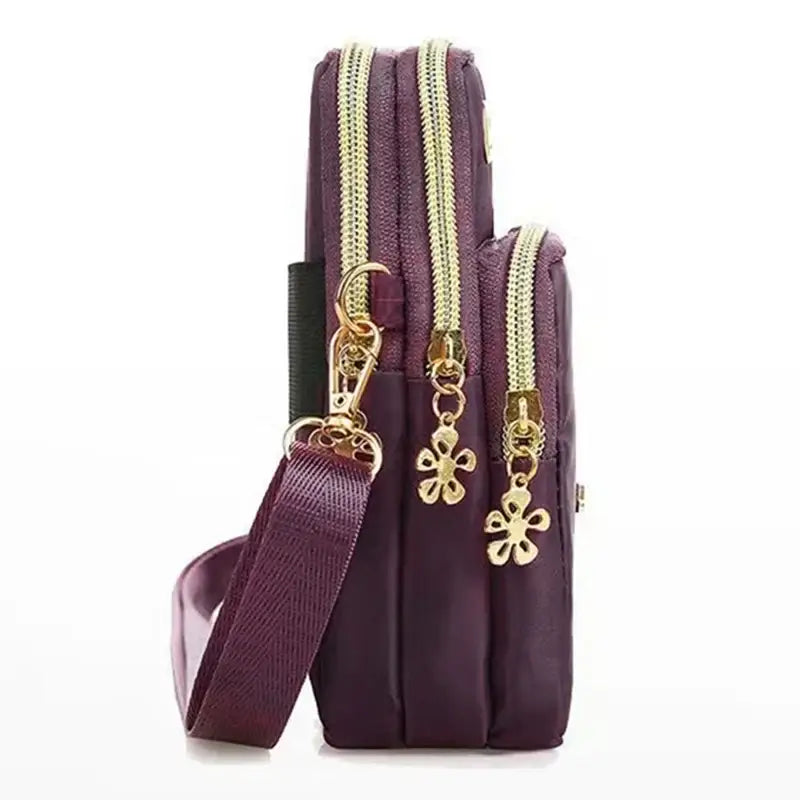 R&z - Women’s Crossbody Mini Bag Vertical Wrist Wallet Phone Pouch Random Draw Direction Fashionable and Practical