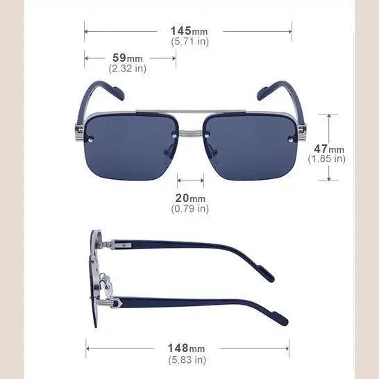R&z - Women’s Square Fashion Sunglasses