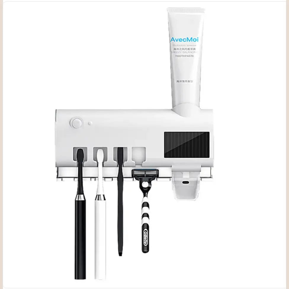 Smart Toothbrush Sterilizer Ultraviolet Sterilization Perforation-Free Wall-mounted Toothbrush Holder