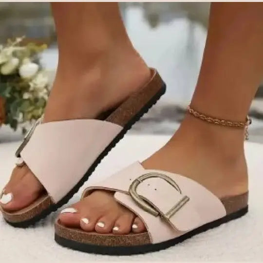 Sponge Cake Slipper Women - Beige (41) / 41