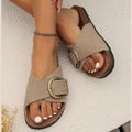 Sponge Cake Slipper Women - Khaki (40) / 40