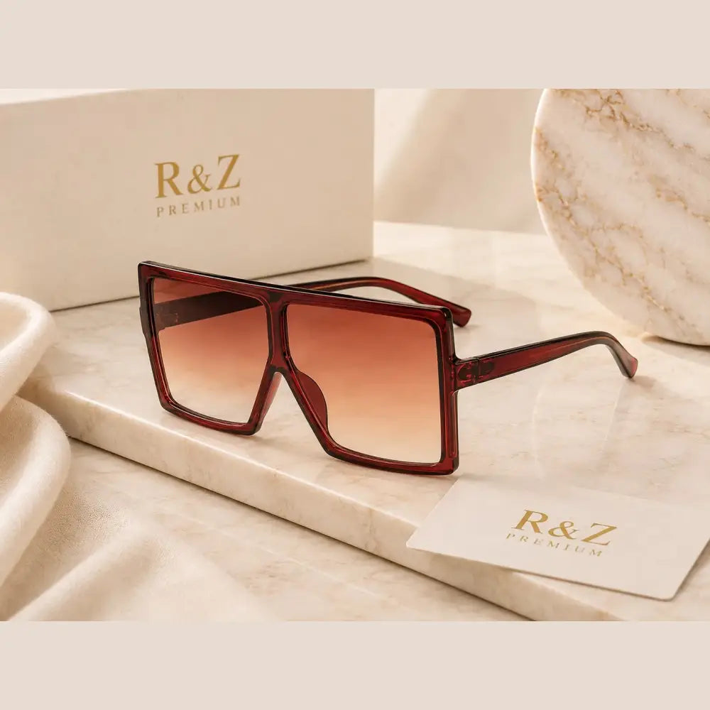 Square Large Frame Sunglasses for Women