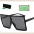 Square Large Frame Sunglasses for Women - C1