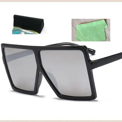 Square Large Frame Sunglasses for Women - C6