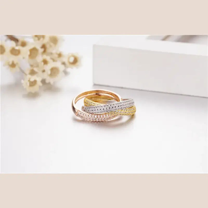 Three Color 925 Silver Ring 2. Three Color 925 Silver Ring for Women 3. Three Color 925 Silver Ring Gold Rose Gold Silver 4. Three Color 925 Silver Ring Luxury Jewelry 5. Three Color 925 Silver Ring Wedding Jewelry