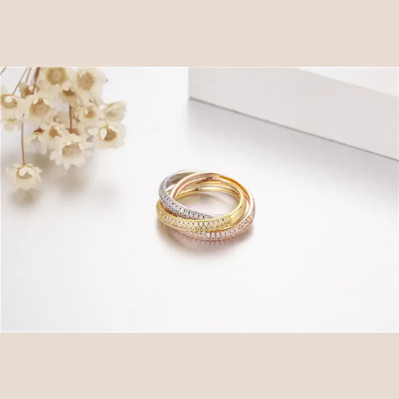 Three Color 925 Silver Ring 2. Three Color 925 Silver Ring for Women 3. Three Color 925 Silver Ring Gold Rose Gold Silver 4. Three Color 925 Silver Ring Luxury Jewelry 5. Three Color 925 Silver Ring Wedding Jewelry