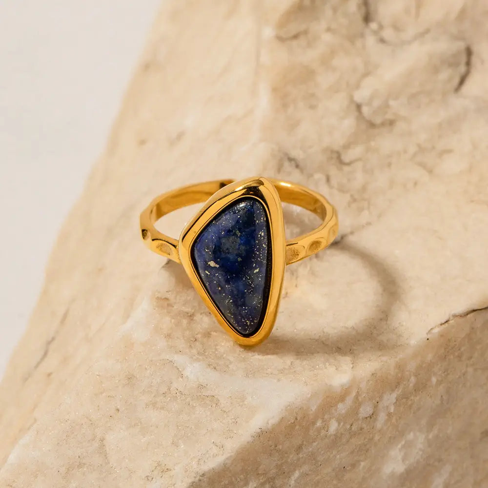 Triangle Fashion Personality Ring for Women - Gold