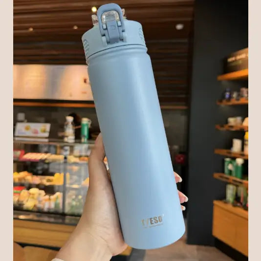 Tyeso Stainless Steel Thermos Cup for Outdoor Sports - New Blue 750ml