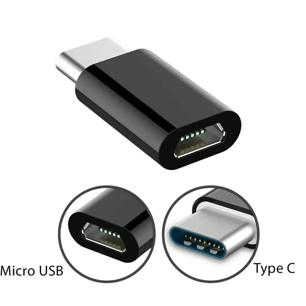 R&z - Type C Male Adapter OTG Converter Micro-B To USB-C Connector Charging Cable Adapter Phone Accessories