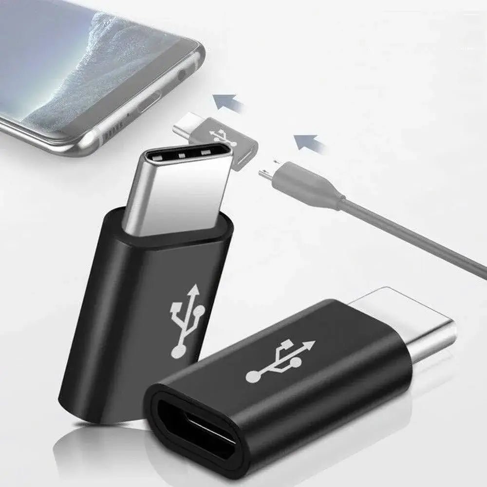 R&z - Type C Male Adapter OTG Converter Micro-B To USB-C Connector Charging Cable Adapter Phone Accessories