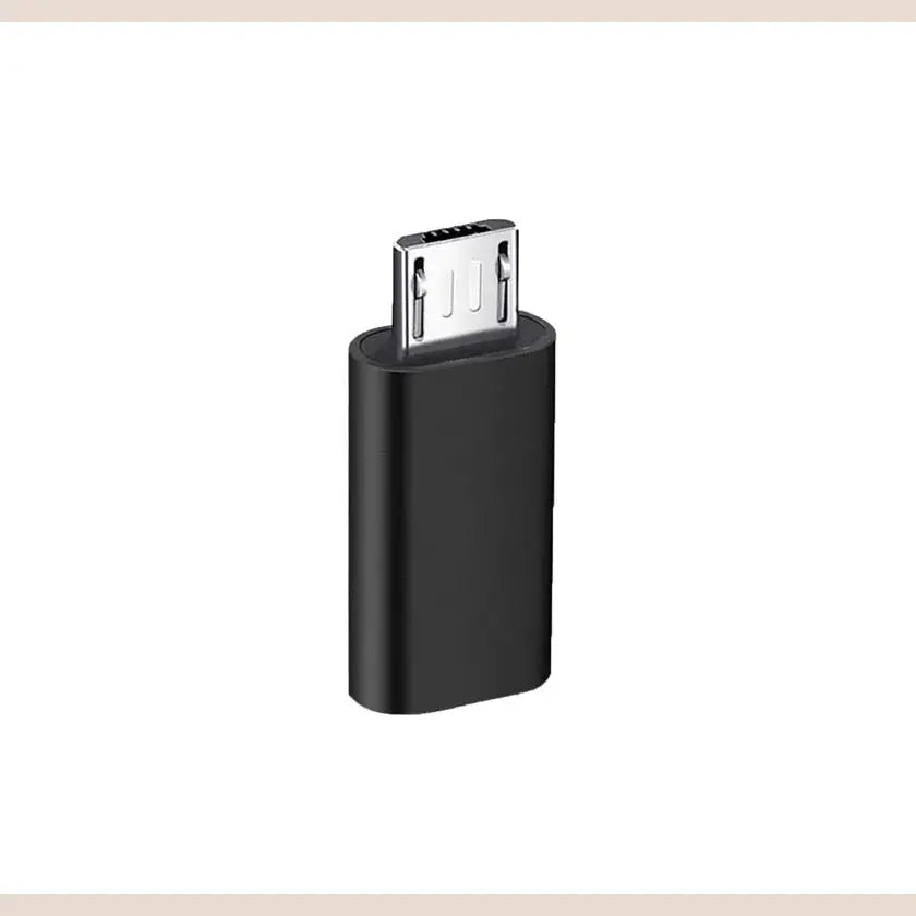R&z - Type C Male Adapter OTG Converter Micro-B To USB-C Connector Charging Cable Adapter Phone Accessories - black 1pcs