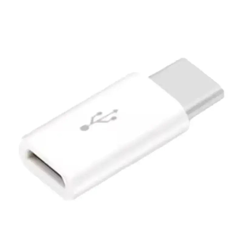 R&z - Type C Male Adapter OTG Converter Micro-B To USB-C Connector Charging Cable Adapter Phone Accessories - white 1pcs