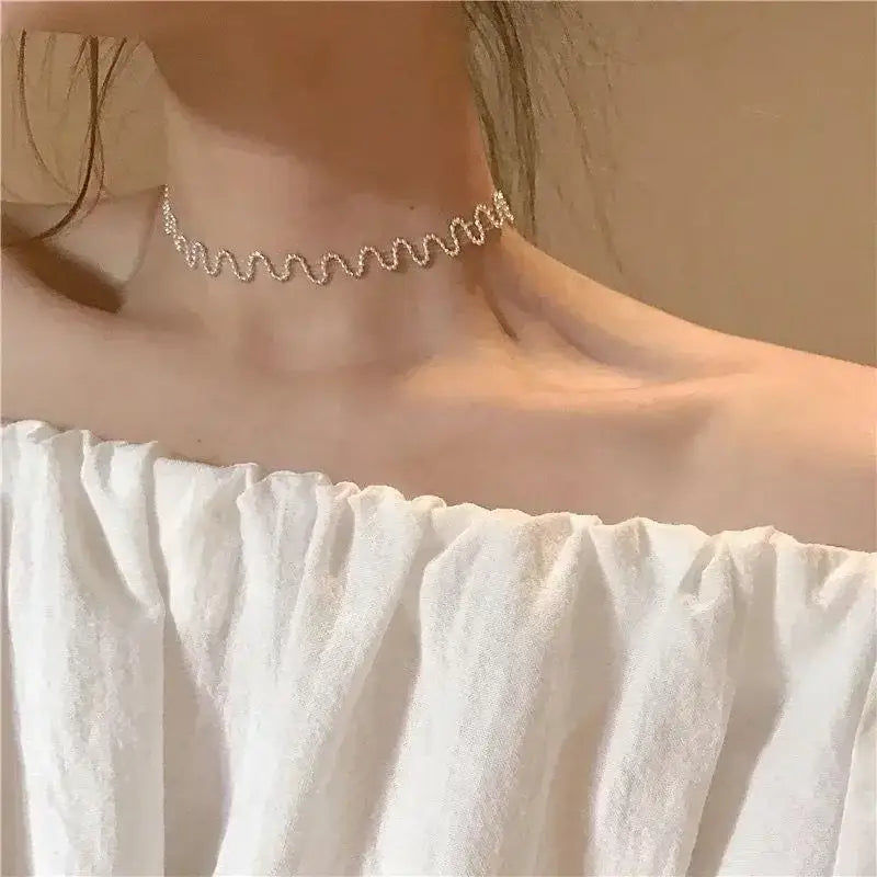 Vintage Butterfly Necklace Women Golden Stainless Steel Blade Snake Chains Aesthetic Charms Choker Women jewelry Gift
