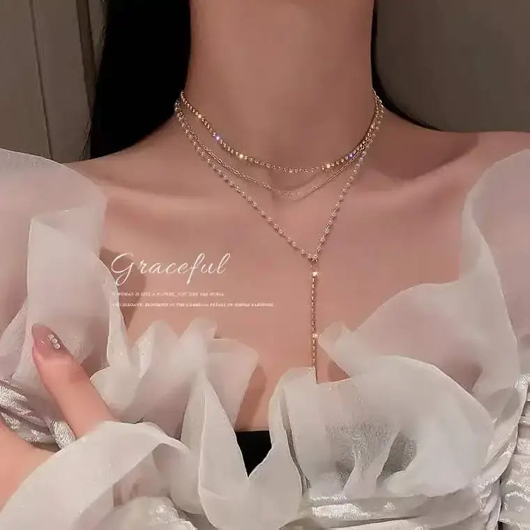 Vintage Butterfly Necklace Women Golden Stainless Steel Blade Snake Chains Aesthetic Charms Choker Women jewelry Gift