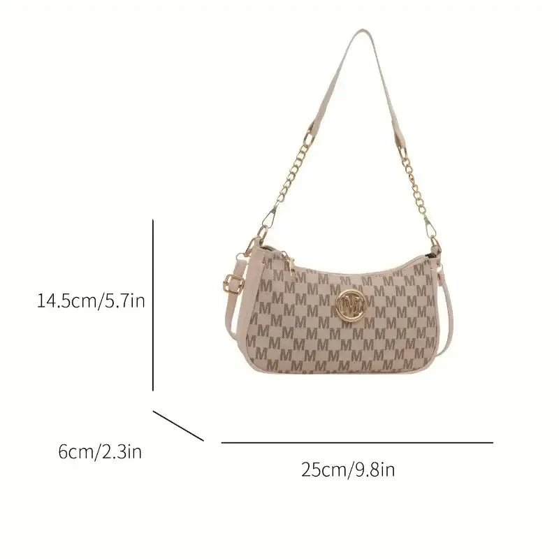 Vintage Style Handbag Crossbody Bag Adjustable Strap Women Messenger Shoulder Bag Sophisticated Accessory Tote Bag