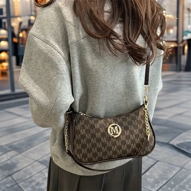 Vintage Style Handbag Crossbody Bag Adjustable Strap Women Messenger Shoulder Bag Sophisticated Accessory Tote Bag